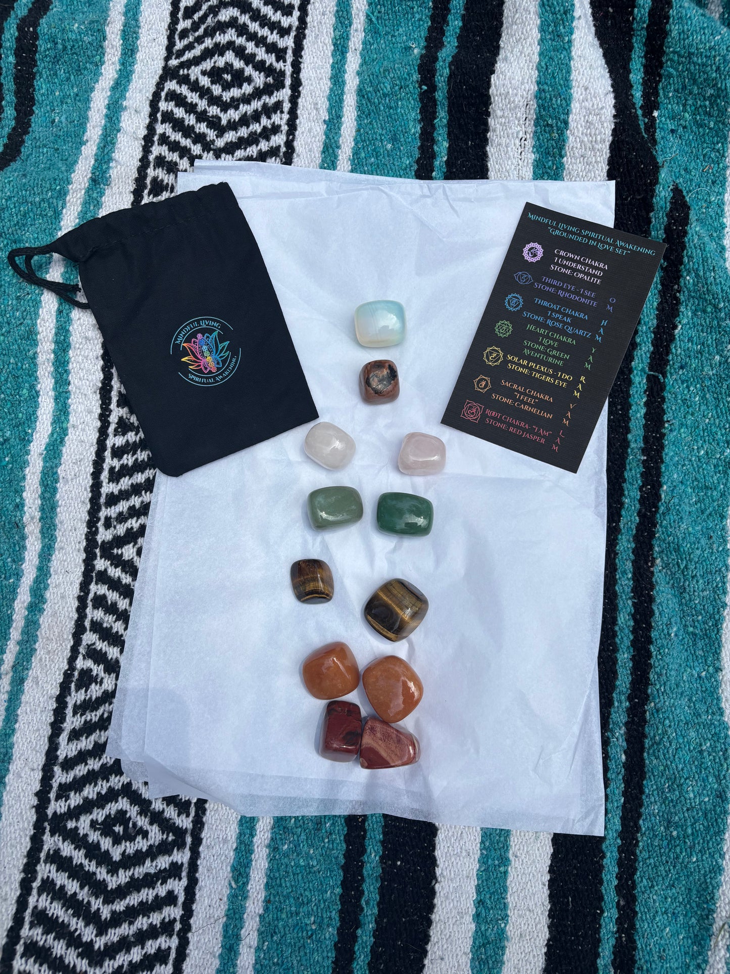 Grounded in Love Chakra Stone set
