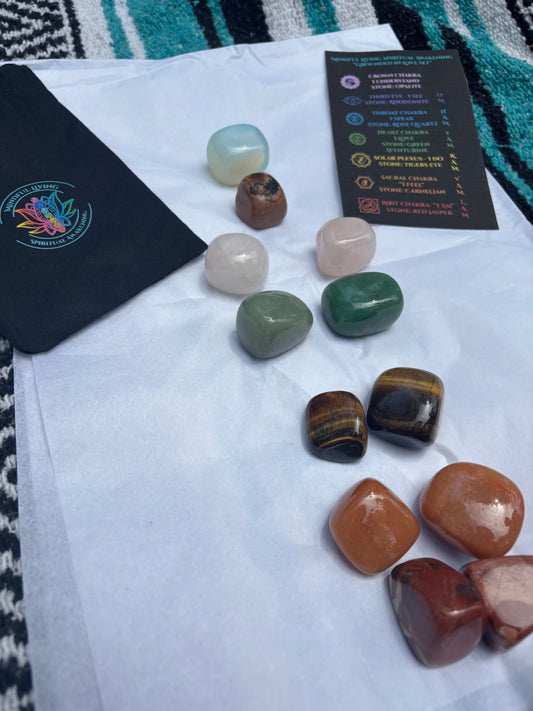 Grounded in Love Chakra Stone set